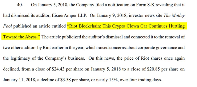 Our second article even made a cameo appearance in one of Riot's growing list of class action lawsuits